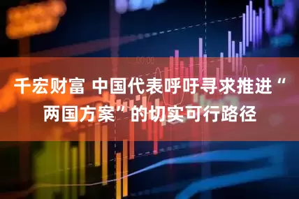 千宏财富 中国代表呼吁寻求推进“两国方案”的切实可行路径